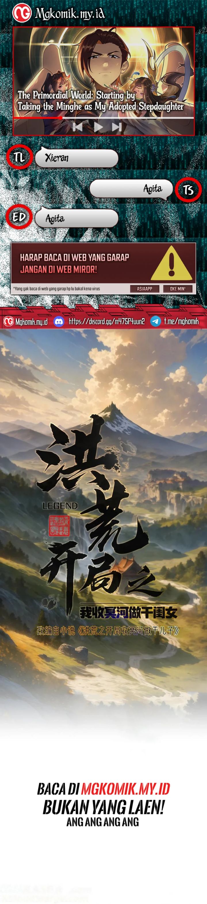 The Primordial World: Starting by Taking the Minghe as My Adopted Stepdaughter Chapter 50 Bahasa Indonesia