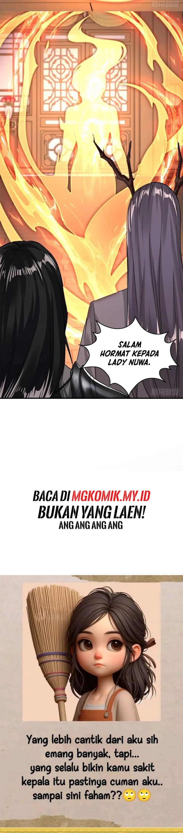 The Primordial World: Starting by Taking the Minghe as My Adopted Stepdaughter Chapter 50 Bahasa Indonesia