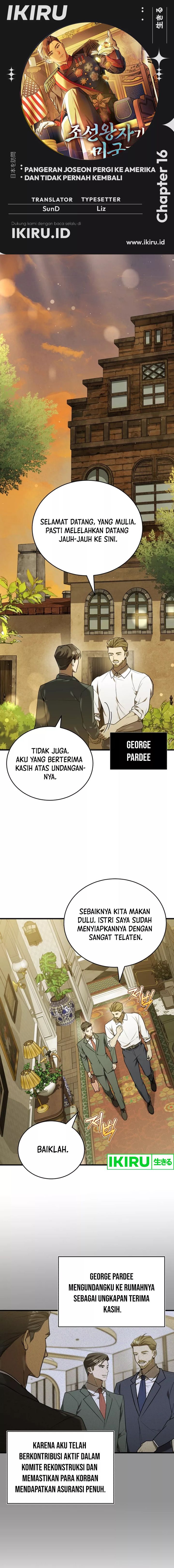 The Prince of Joseon: A One-Way Journey to America chapter 16
