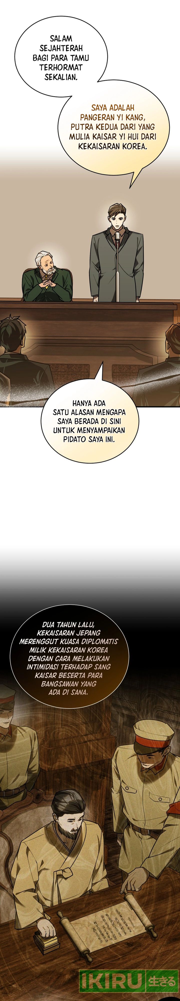 The Prince of Joseon: A One-Way Journey to America Chapter 29 Bahasa Indonesia