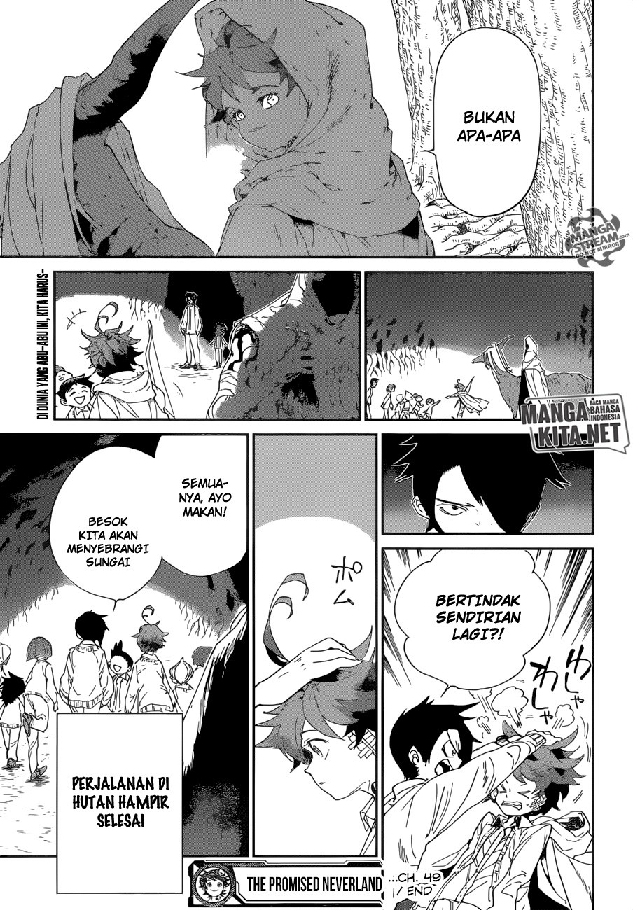 The Promised Neverland Chapter 49 Bahasa Indonesia