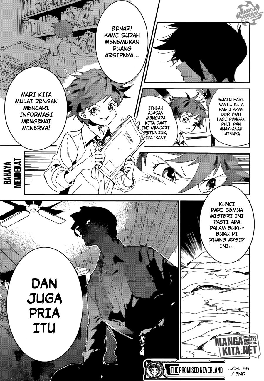 The Promised Neverland Chapter 55 Bahasa Indonesia