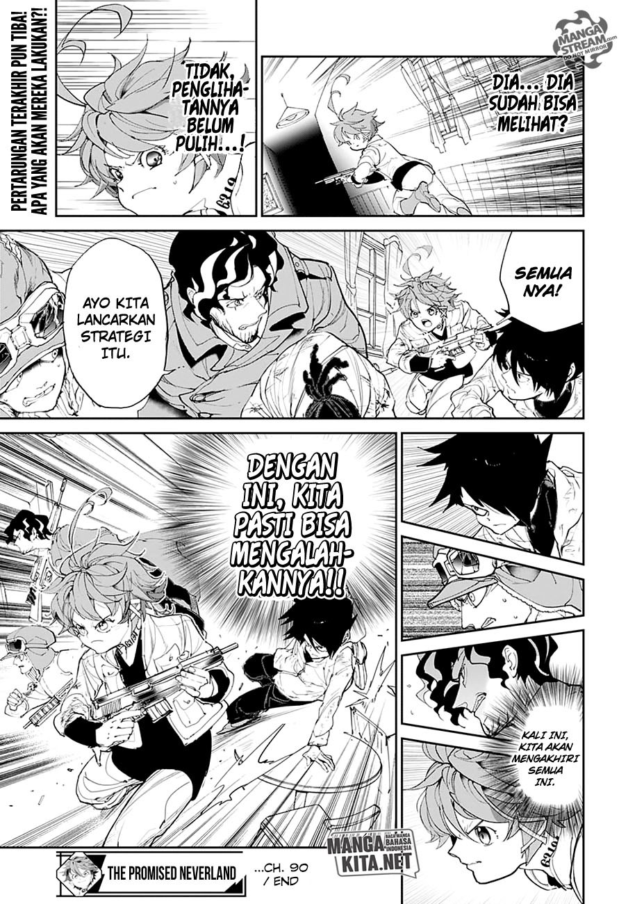The Promised Neverland Chapter 90 Bahasa Indonesia