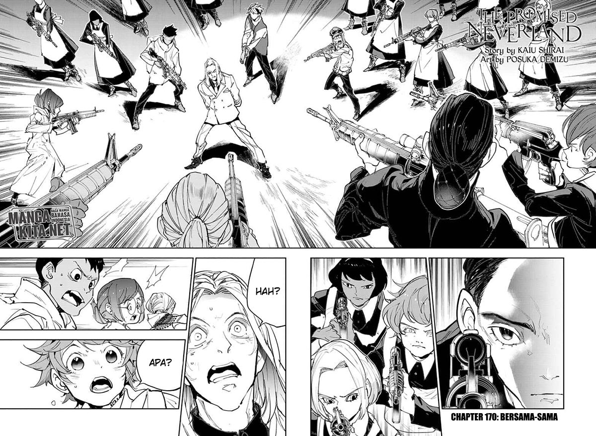 The Promised Neverland Chapter 170 Bahasa Indonesia