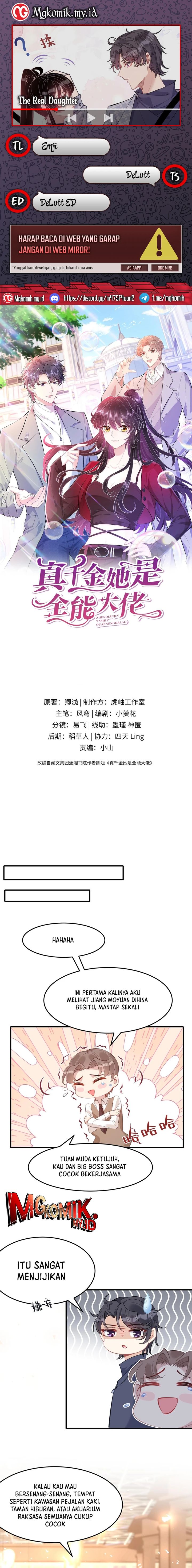 The Real Daughter, She Is an Almighty Boss Chapter 04 Bahasa Indonesia