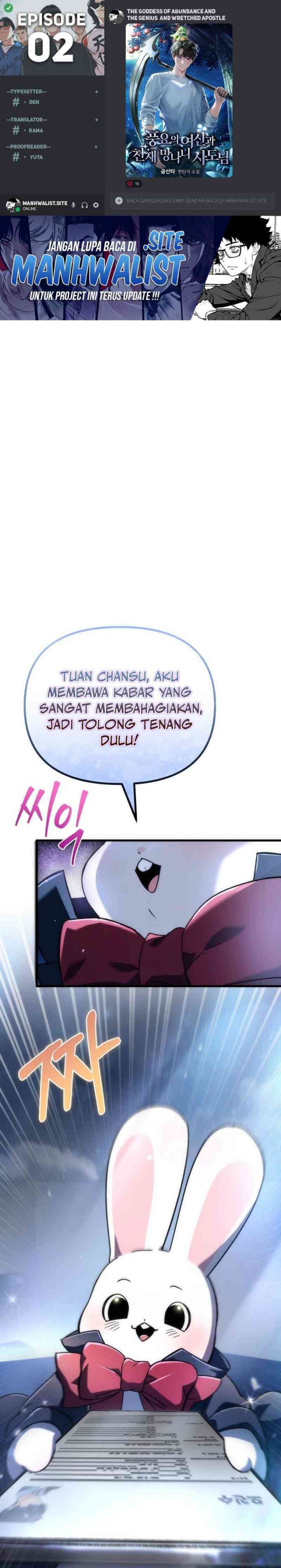 The Rebellious Apostle of the Harvest Goddess Chapter 02 Bahasa Indonesia