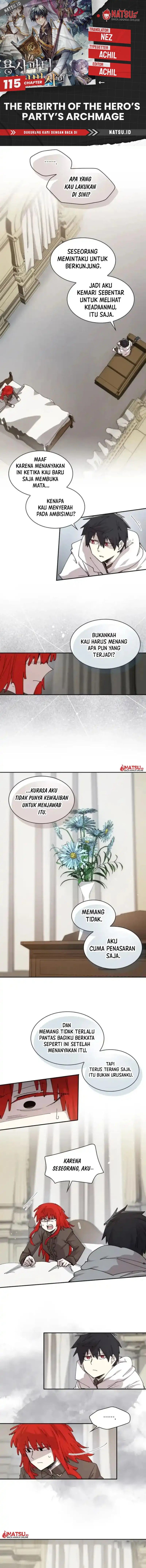 The Rebirth of the Hero’s Party’s Archmage Chapter 115 Bahasa Indonesia