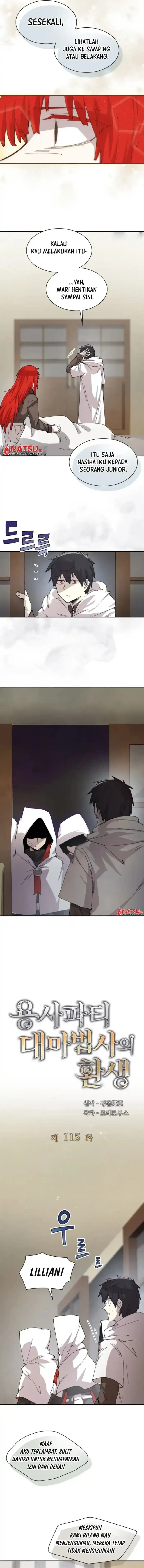 The Rebirth of the Hero’s Party’s Archmage Chapter 115 Bahasa Indonesia