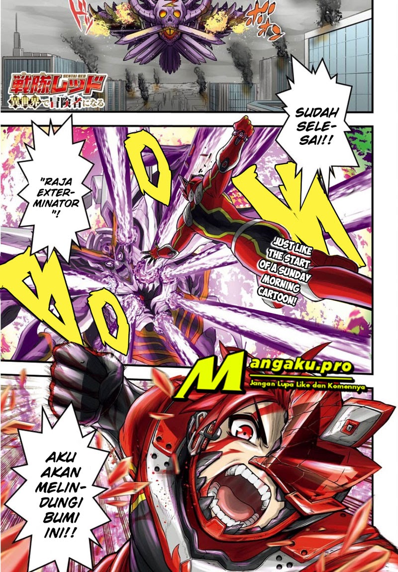 The Red Ranger Becomes an Adventurer in Another World chapter 1