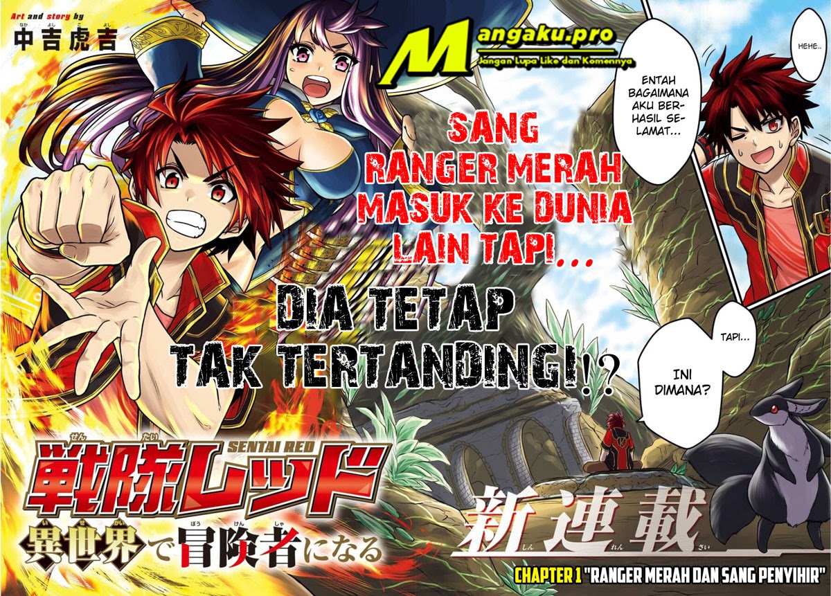 The Red Ranger Becomes an Adventurer in Another World chapter 1