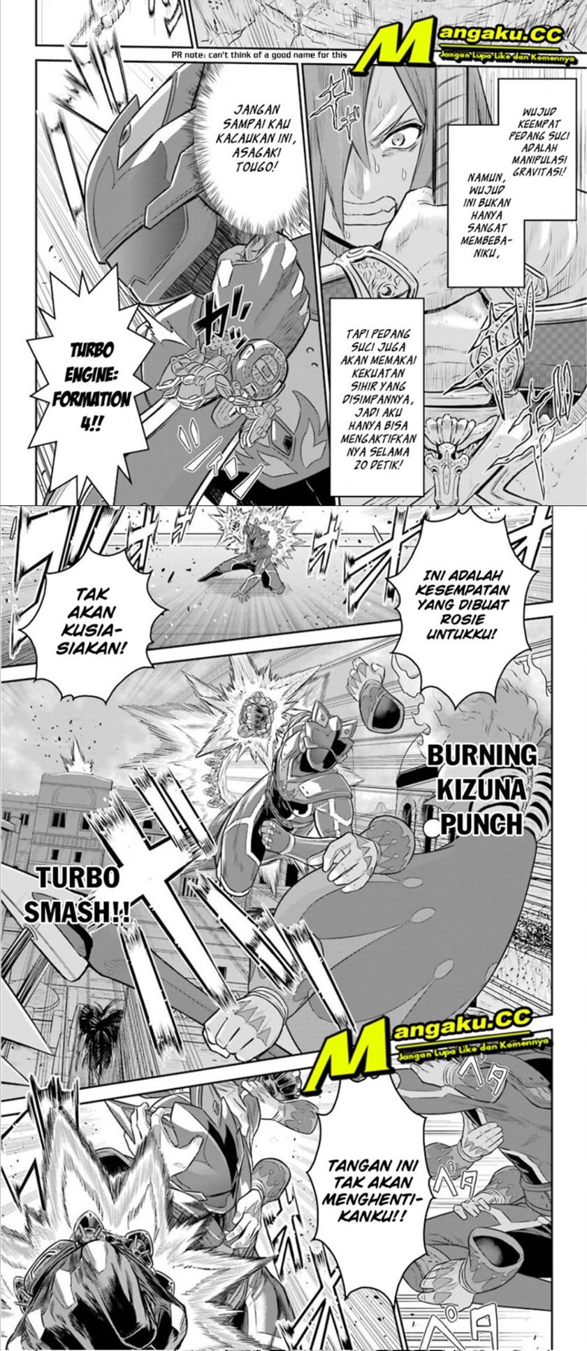 The Red Ranger Becomes an Adventurer in Another World Chapter 06 Bahasa Indonesia