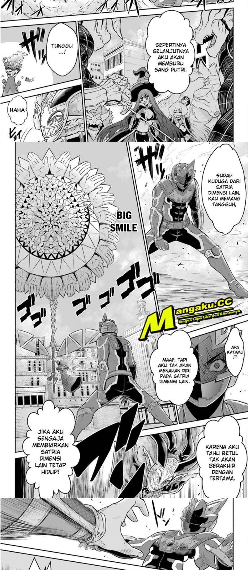 The Red Ranger Becomes an Adventurer in Another World Chapter 06 Bahasa Indonesia