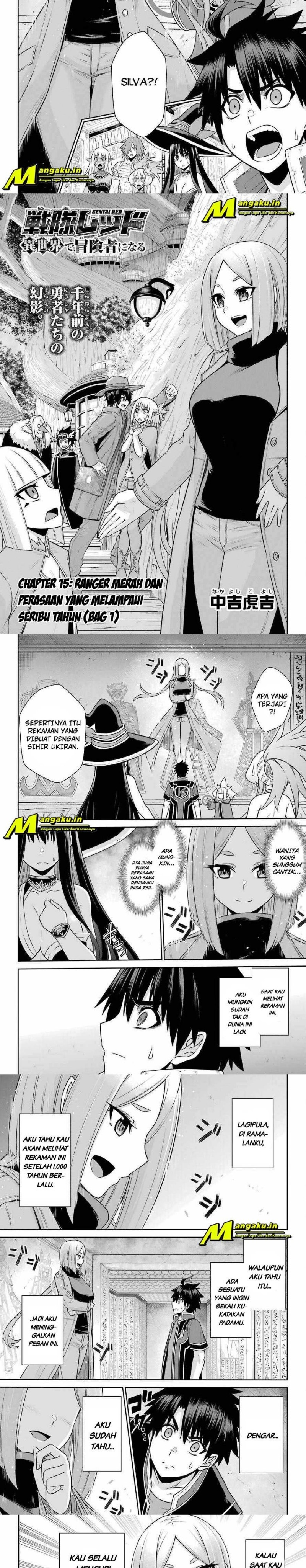 The Red Ranger Becomes an Adventurer in Another World Chapter 15.1 Bahasa Indonesia