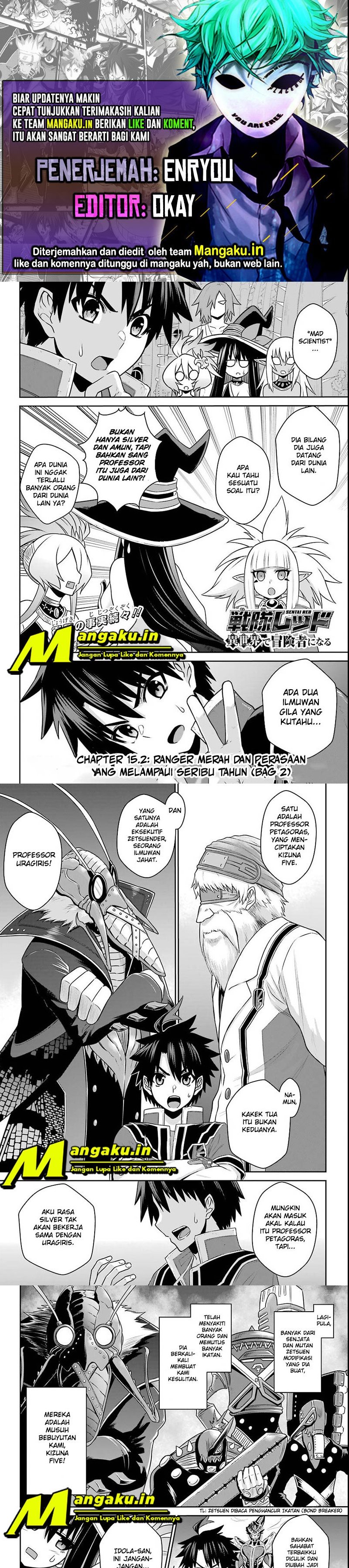 The Red Ranger Becomes an Adventurer in Another World chapter 15