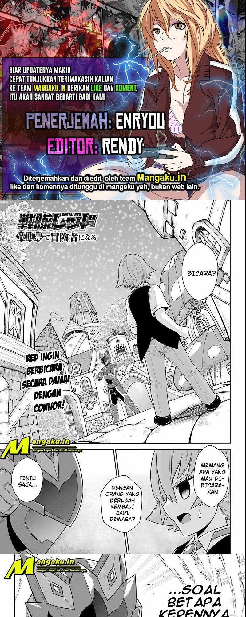 The Red Ranger Becomes an Adventurer in Another World chapter 21