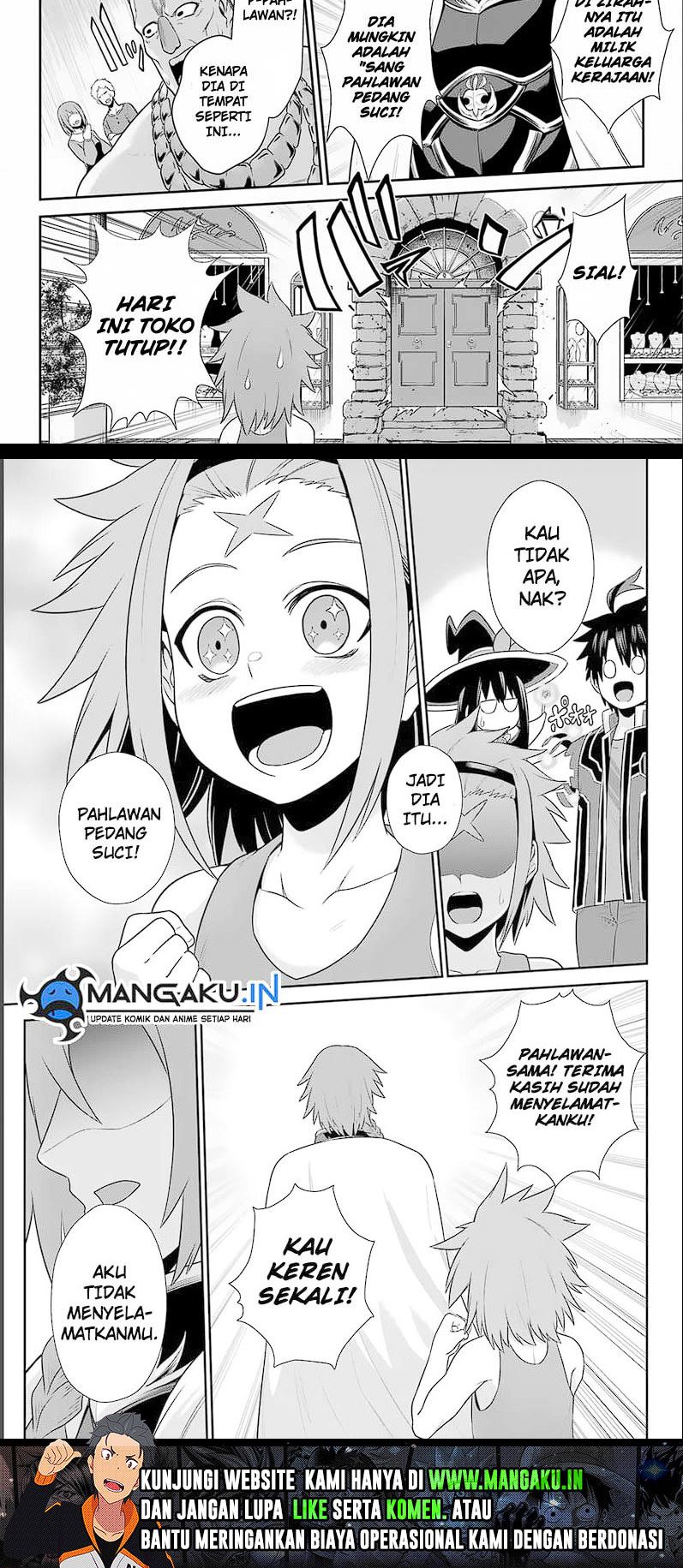 The Red Ranger Becomes an Adventurer in Another World Chapter 22.1 Bahasa Indonesia