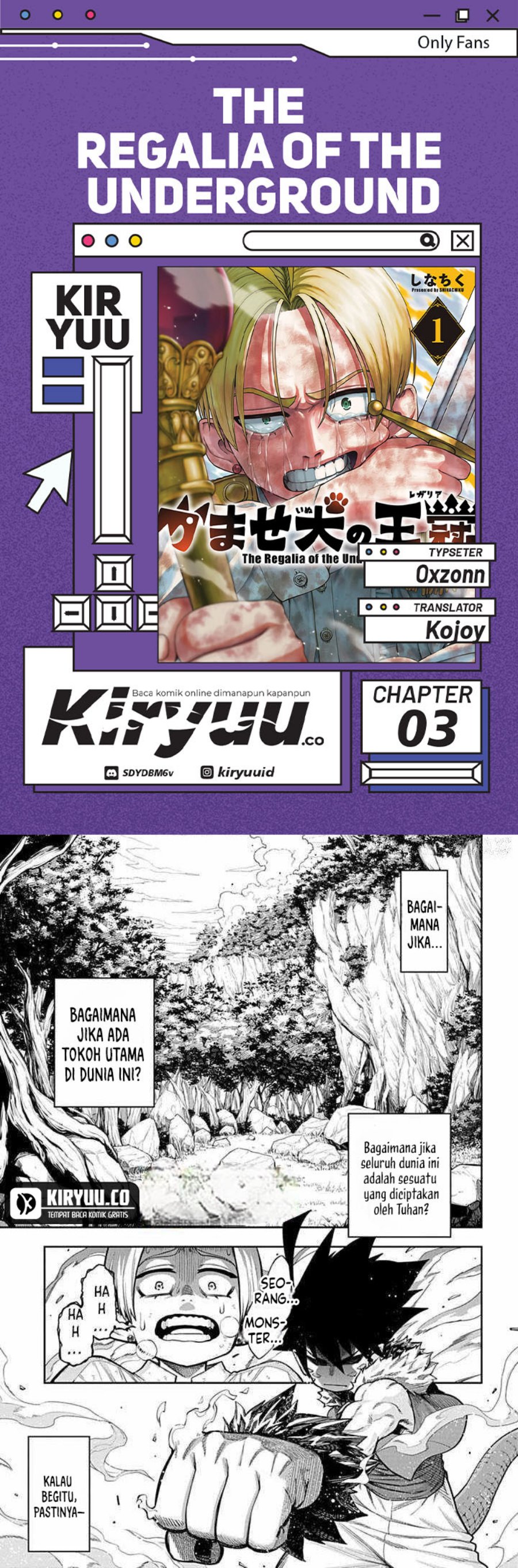 The Regalia of the Underdog Chapter 03 Bahasa Indonesia