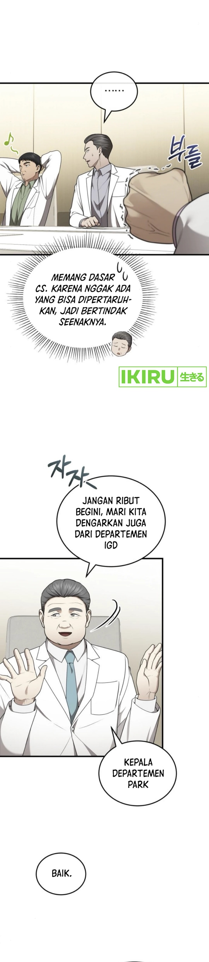 The Regressed Doctor Just Wanted to Live Quietly Chapter 35 Bahasa Indonesia