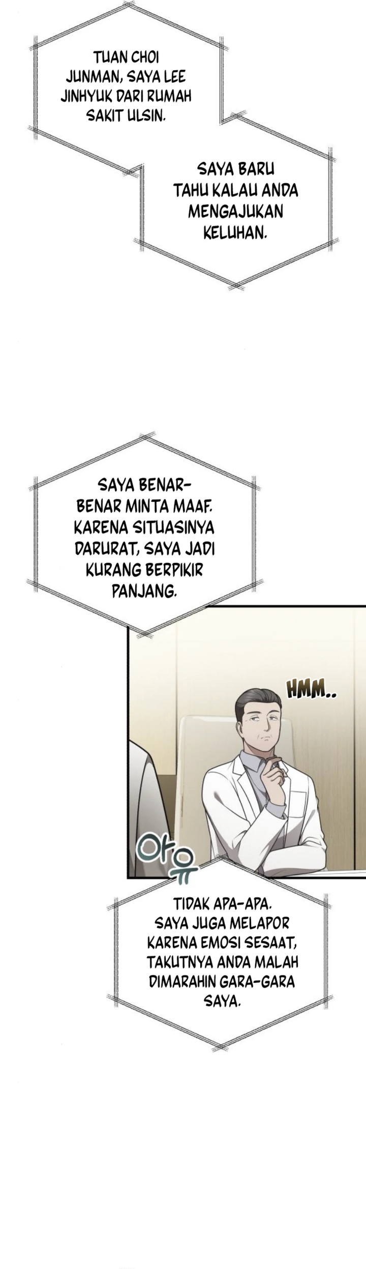 The Regressed Doctor Just Wanted to Live Quietly Chapter 35 Bahasa Indonesia