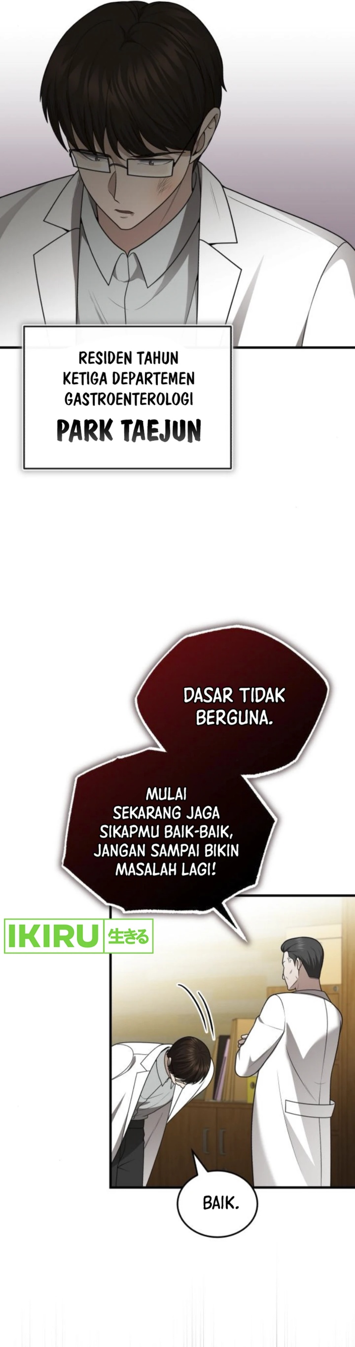 The Regressed Doctor Just Wanted to Live Quietly Chapter 35 Bahasa Indonesia