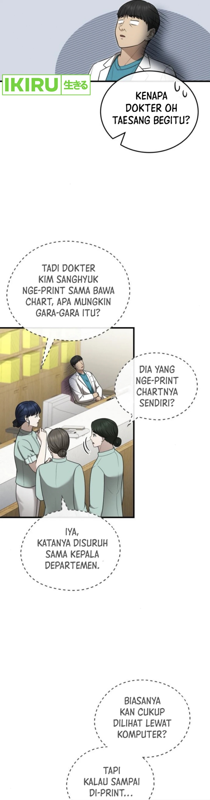 The Regressed Doctor Just Wanted to Live Quietly Chapter 35 Bahasa Indonesia
