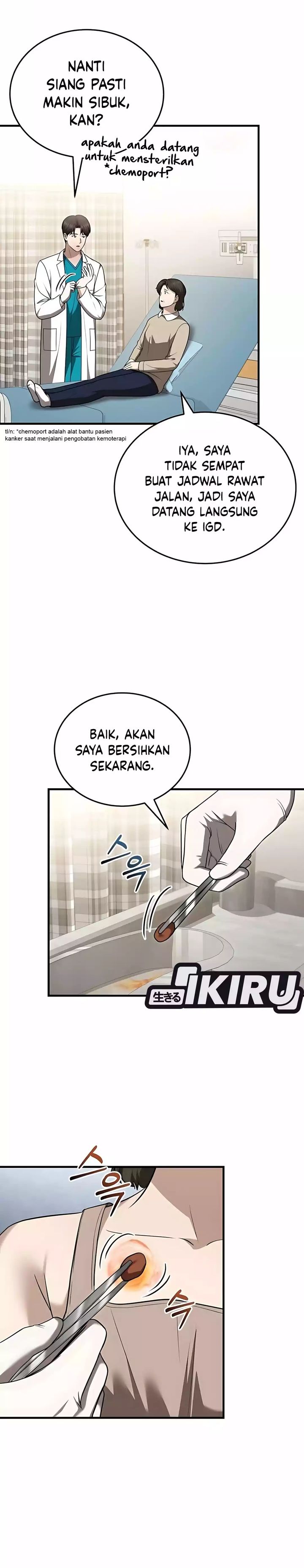 The Regressed Doctor Just Wanted to Live Quietly Chapter 49 Bahasa Indonesia