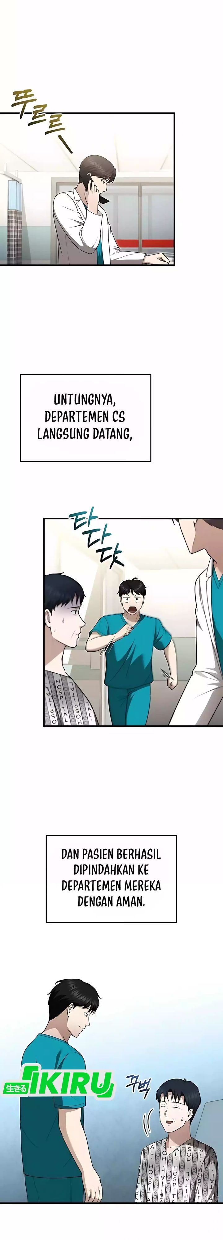 The Regressed Doctor Just Wanted to Live Quietly Chapter 49 Bahasa Indonesia