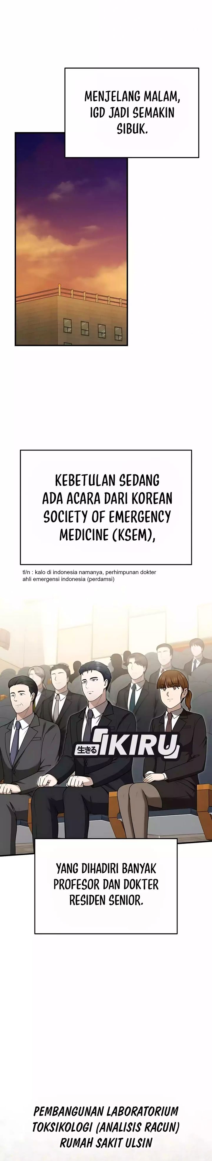 The Regressed Doctor Just Wanted to Live Quietly Chapter 49 Bahasa Indonesia