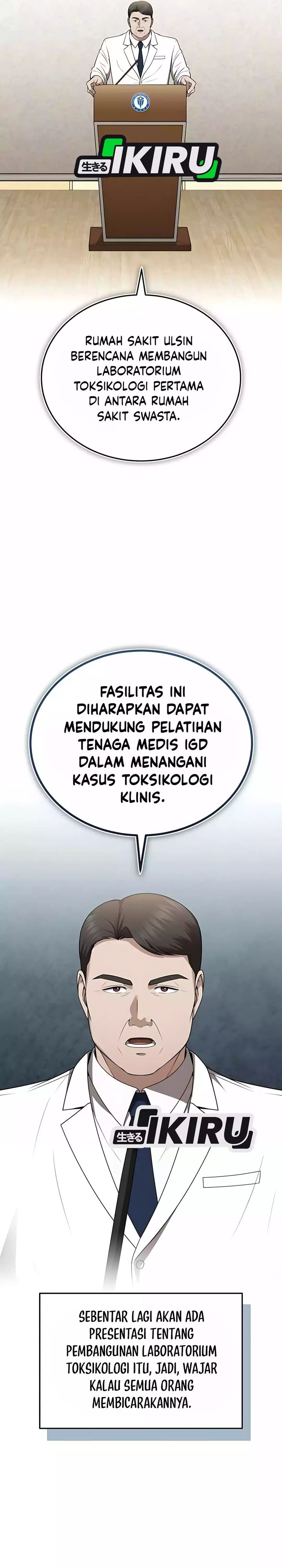 The Regressed Doctor Just Wanted to Live Quietly Chapter 49 Bahasa Indonesia