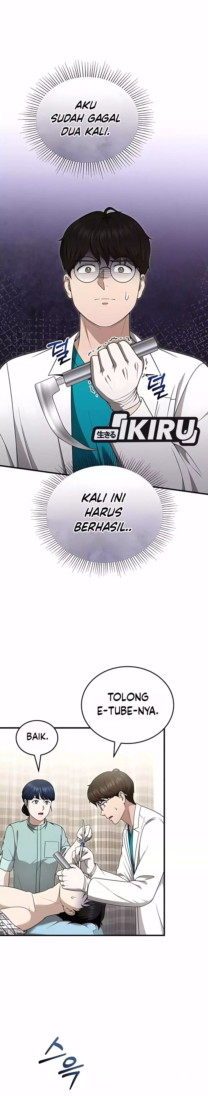The Regressed Doctor Just Wanted to Live Quietly Chapter 49 Bahasa Indonesia