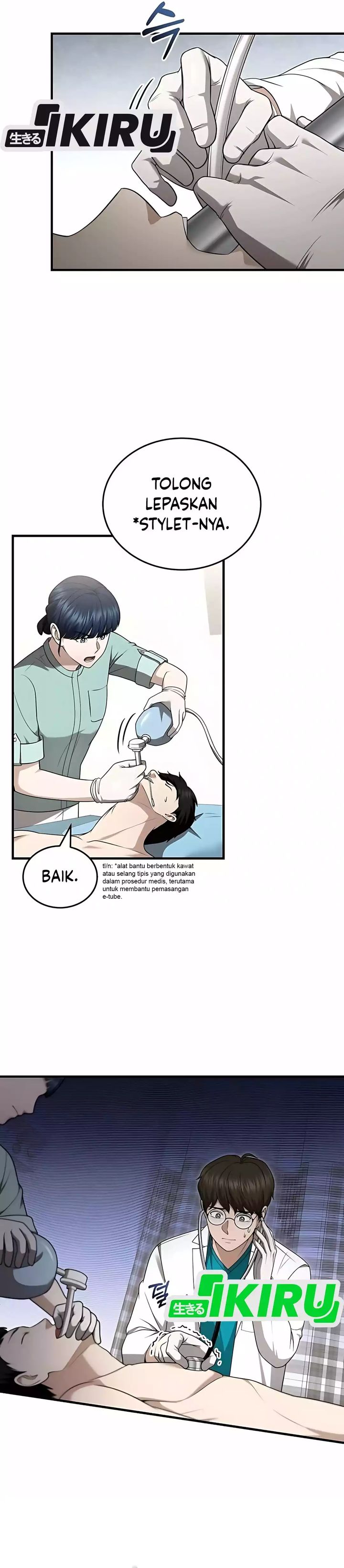 The Regressed Doctor Just Wanted to Live Quietly Chapter 49 Bahasa Indonesia