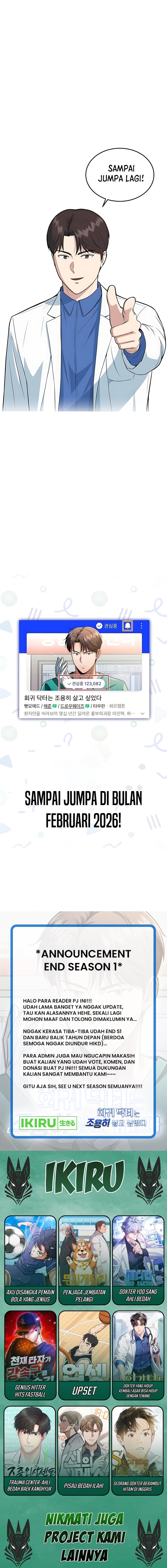 The Regressed Doctor Just Wanted to Live Quietly chapter 50