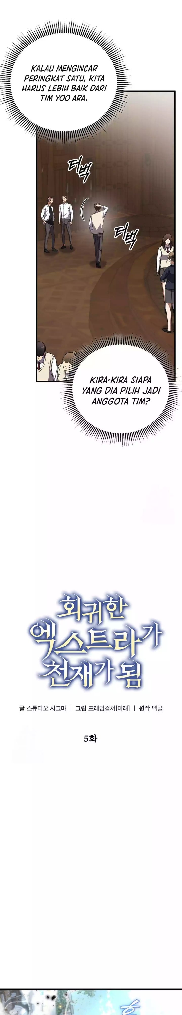 The Regressed Extra Becomes a Genius chapter 5