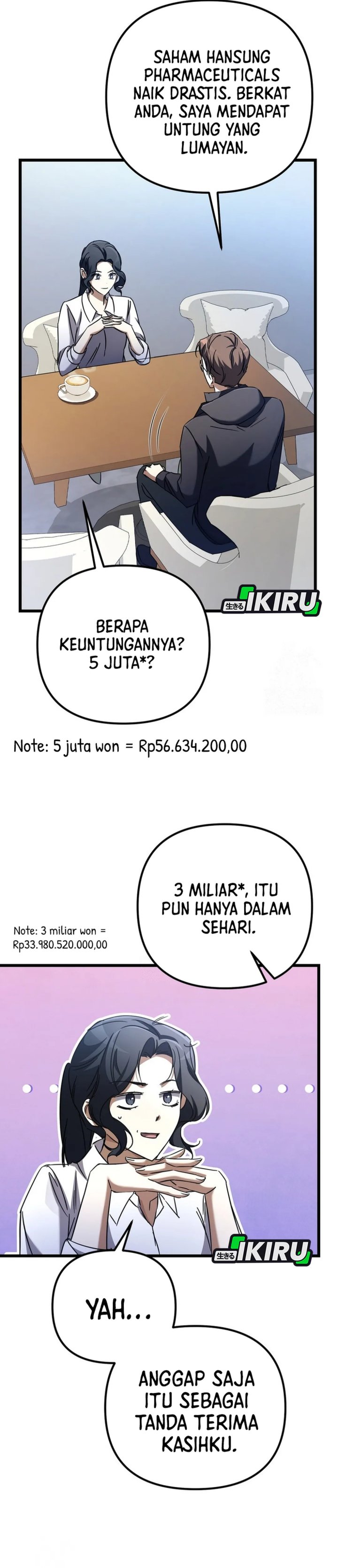 The Regressed Extra Becomes a Genius Chapter 14 Bahasa Indonesia