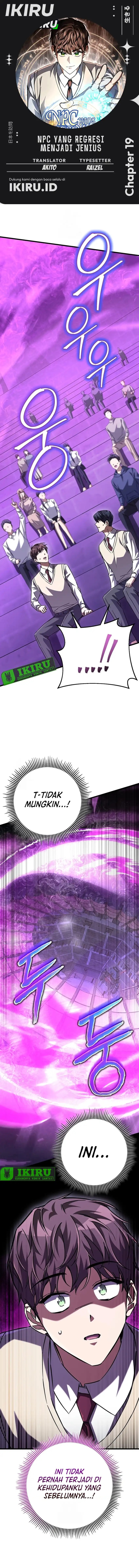 The Regressed Extra Becomes a Genius Chapter 19 Bahasa Indonesia
