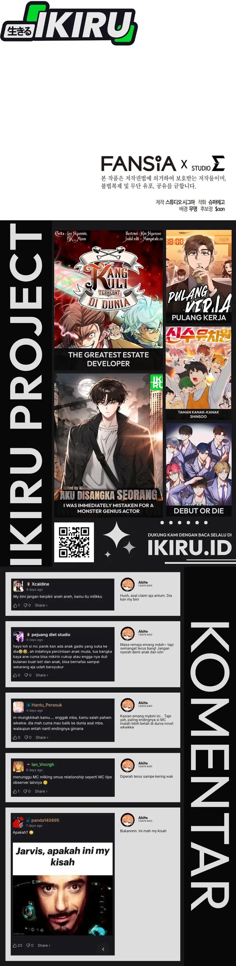 The Regressed Extra Becomes a Genius Chapter 22 Bahasa Indonesia