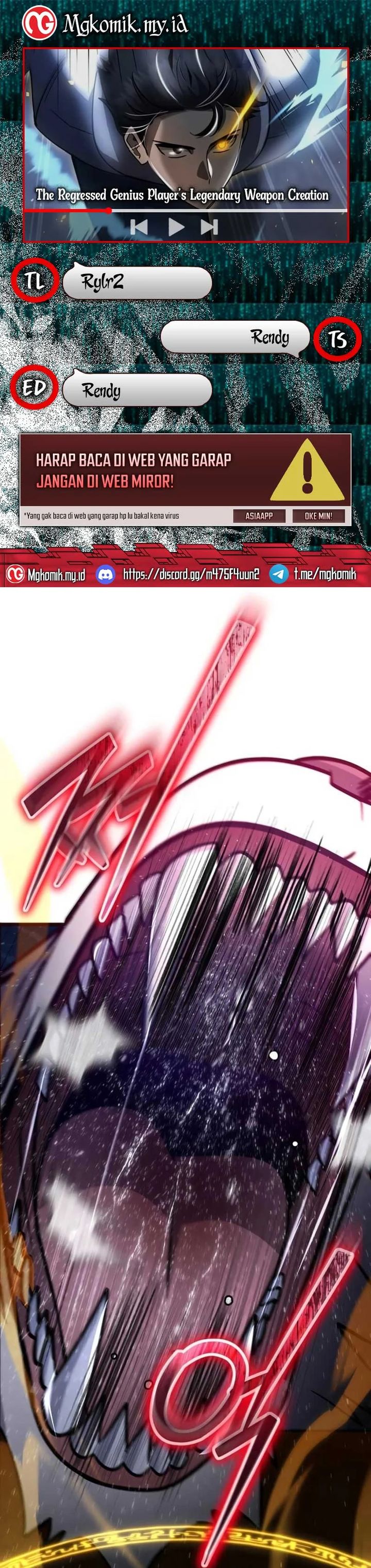 The Regressed Genius Player’s Legendary Weapon Creation chapter 42