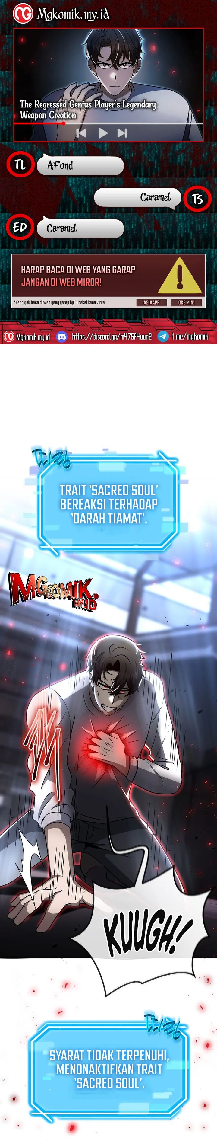 The Regressed Genius Player’s Legendary Weapon Creation Chapter 47 Bahasa Indonesia