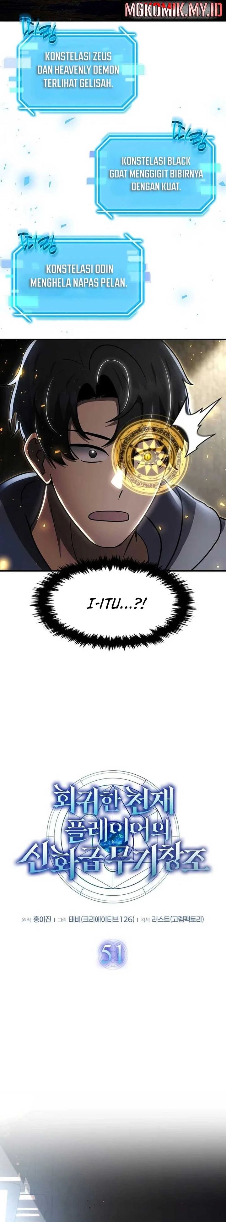 The Regressed Genius Player’s Legendary Weapon Creation chapter 51