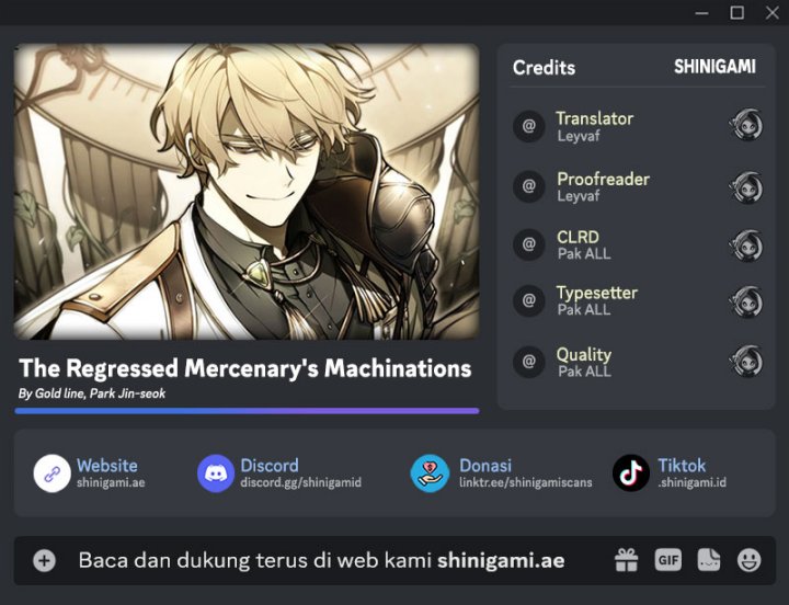 The Regressed Mercenary’s Machinations chapter 21