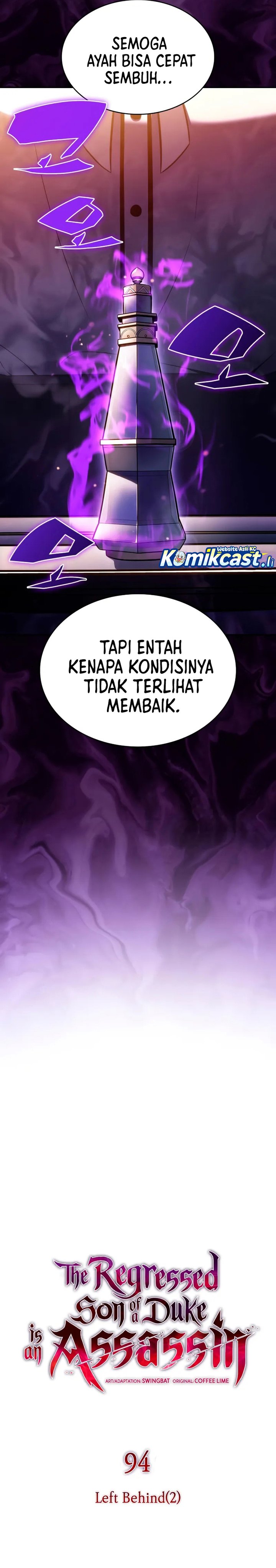 The Regressed Son of a Duke is an Assassin Chapter 94 Bahasa Indonesia