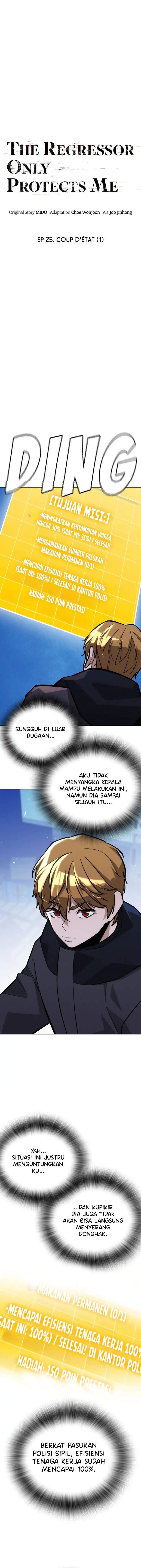 The Regressor Protects Only Me Chapter 25 Bahasa Indonesia