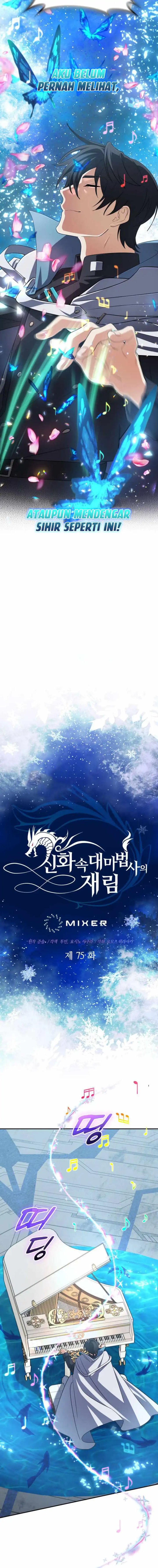 The Return of the Mythical Archmage Chapter 75 Bahasa Indonesia