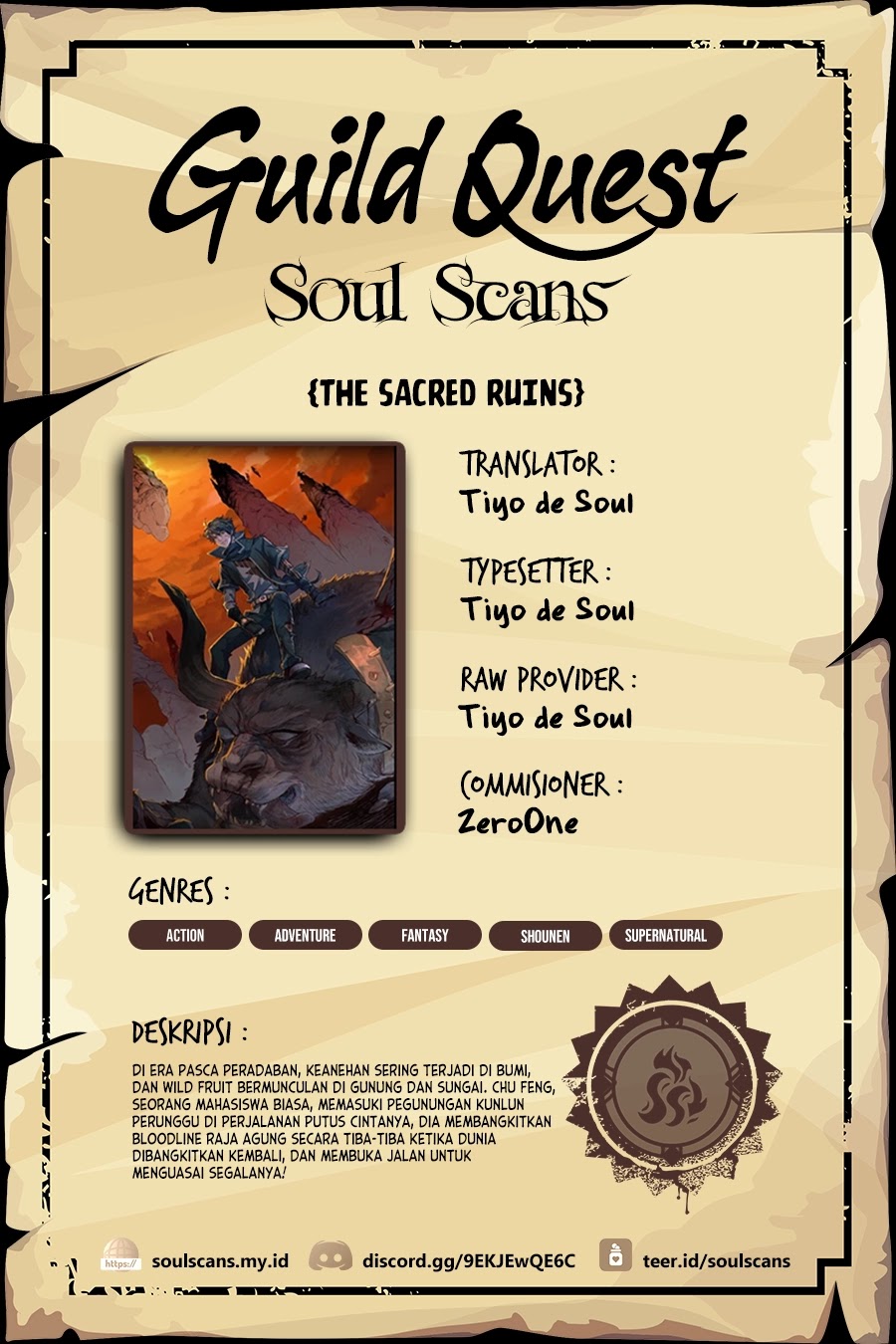 The Sacred Ruins chapter 168