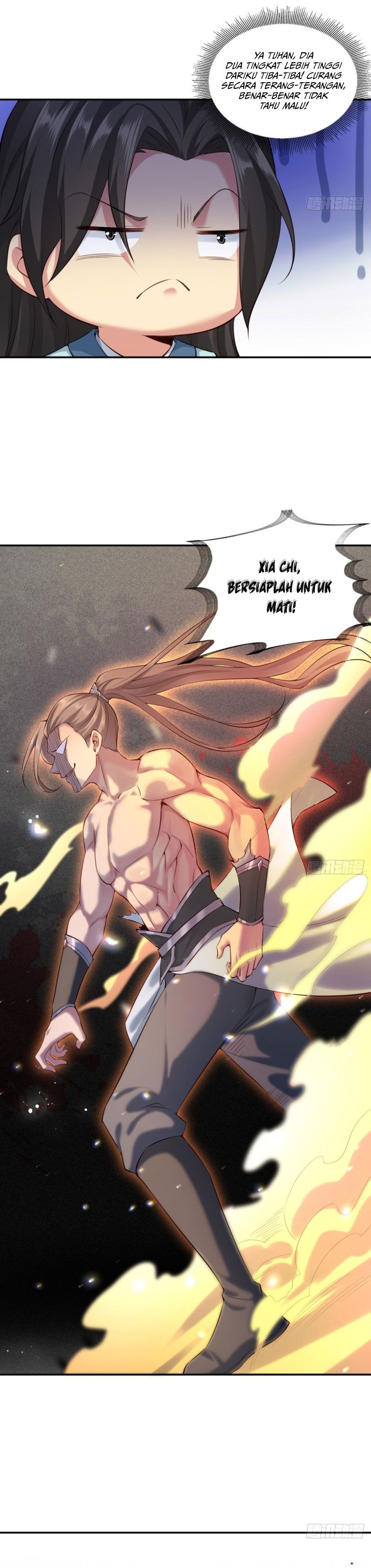 The Start of a Stunning and Feisty Master: A System with Ten Pounds of Rebellion Chapter 07 Bahasa Indonesia