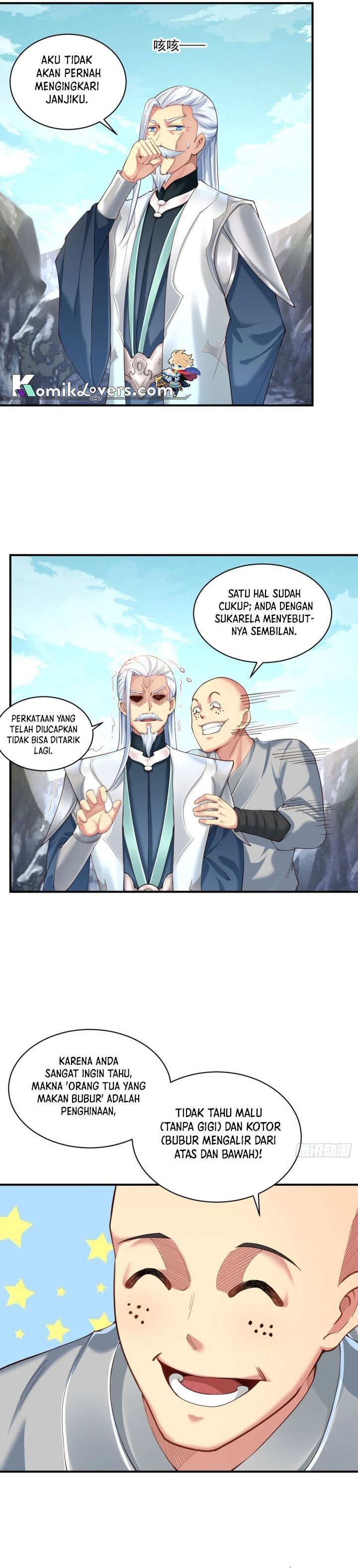 The Start of a Stunning and Feisty Master: A System with Ten Pounds of Rebellion Chapter 12 Bahasa Indonesia