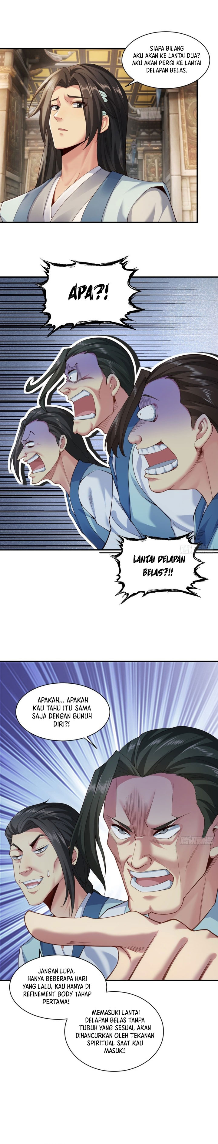 The Start of a Stunning and Feisty Master: A System with Ten Pounds of Rebellion Chapter 12 Bahasa Indonesia