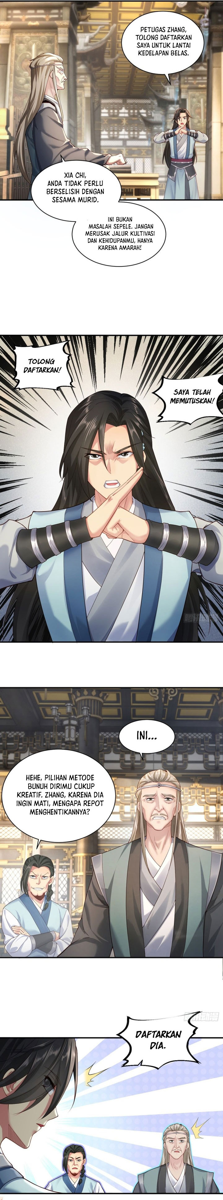 The Start of a Stunning and Feisty Master: A System with Ten Pounds of Rebellion Chapter 12 Bahasa Indonesia