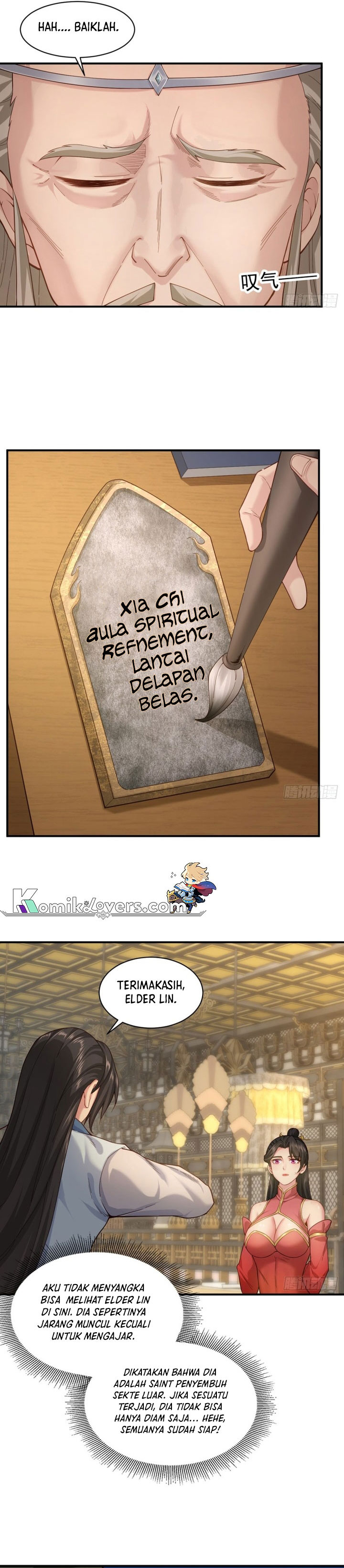 The Start of a Stunning and Feisty Master: A System with Ten Pounds of Rebellion Chapter 12 Bahasa Indonesia