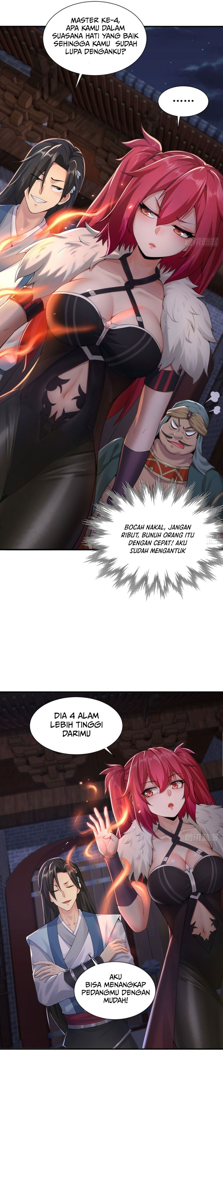 The Start of a Stunning and Feisty Master: A System with Ten Pounds of Rebellion Chapter 32 Bahasa Indonesia